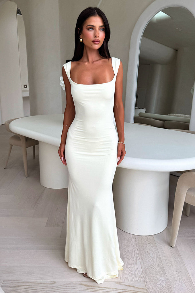 Collective Dress - Elai Open Back Maxi Dress - Yellow image 6