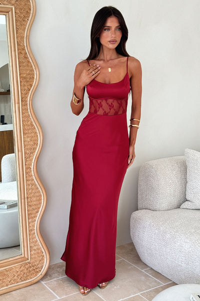 Azaria Maxi Dress - Red  Thats So Fetch AU