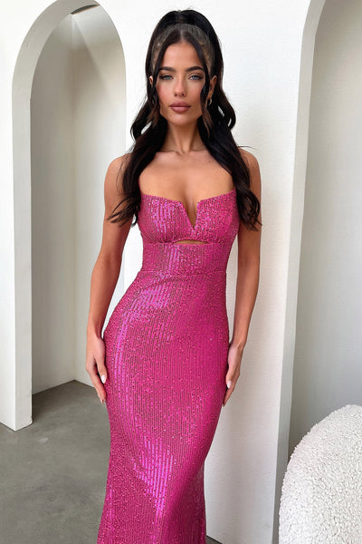 Bonnie Sequin Maxi Dress