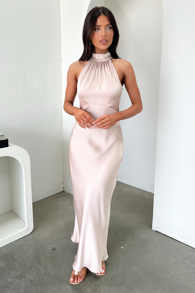 Daphne High Neck Maxi Dress