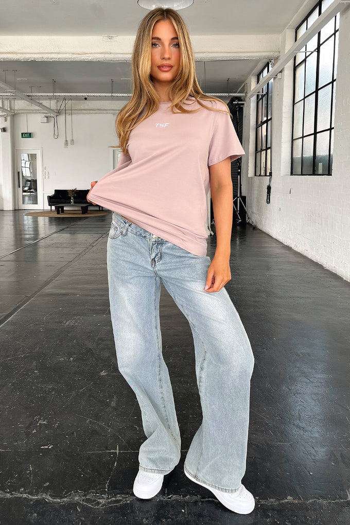 Collective Tops - Kaztek Oversized Tee - Mocha fourth image