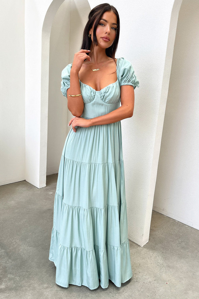 Levona Maxi Dress - Sage - Image 6