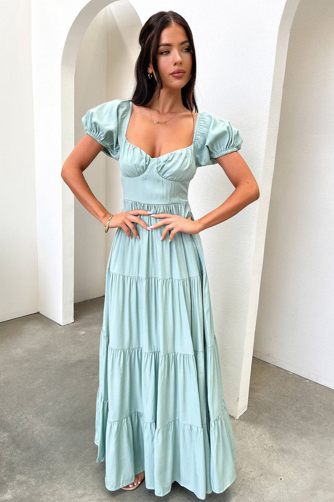 Levona Maxi Dress - Sage - Image 5