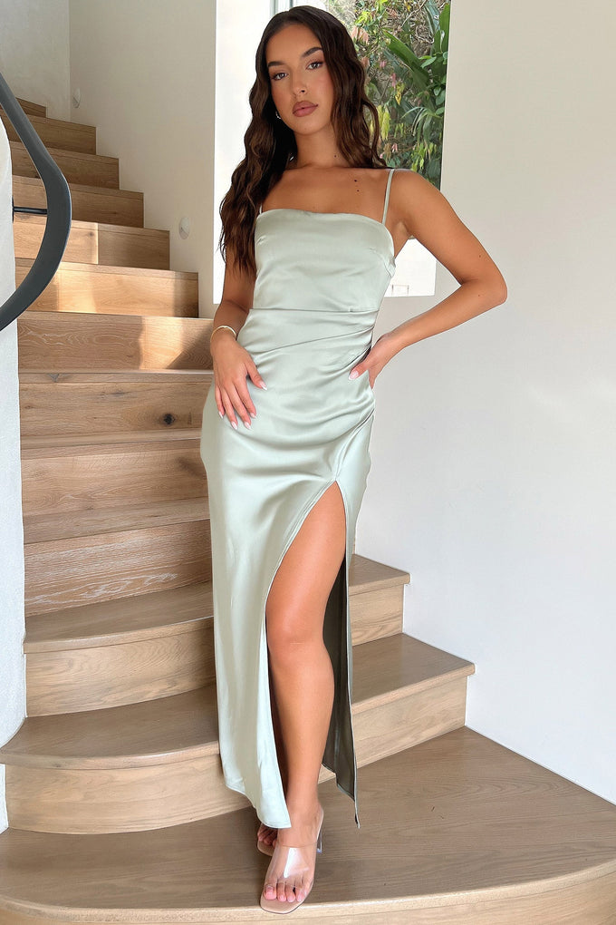 Manesh Maxi Dress - Sage - View 3 | Shop Formal Dress