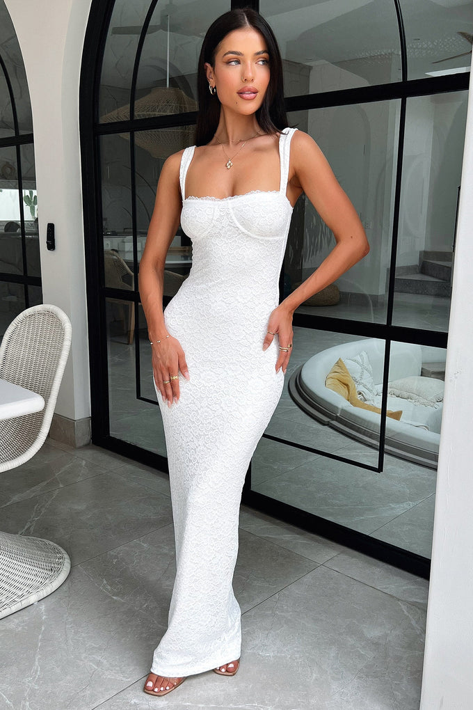Navala Maxi Dress - White