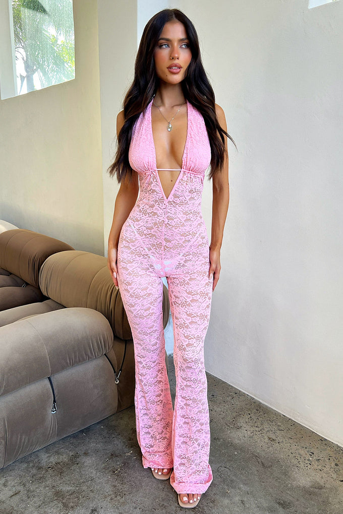 Nayla Jumpsuit - Baby Pink