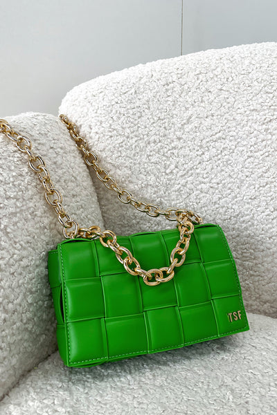 Green and gold on sale bag