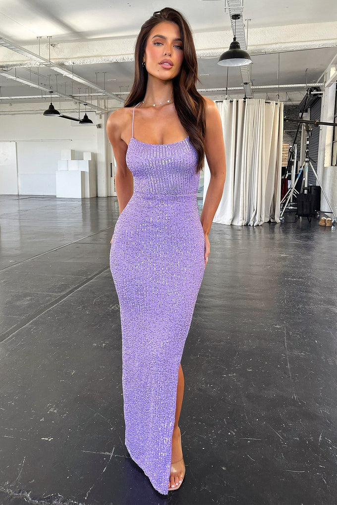 Alina Sequin Maxi Dress