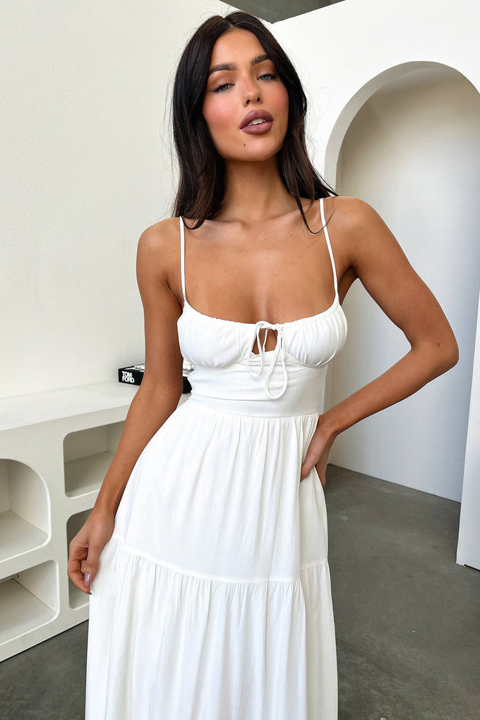 Allie Maxi Dress - White