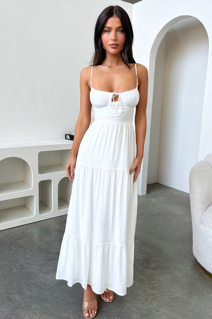 Allie Maxi Dress - White