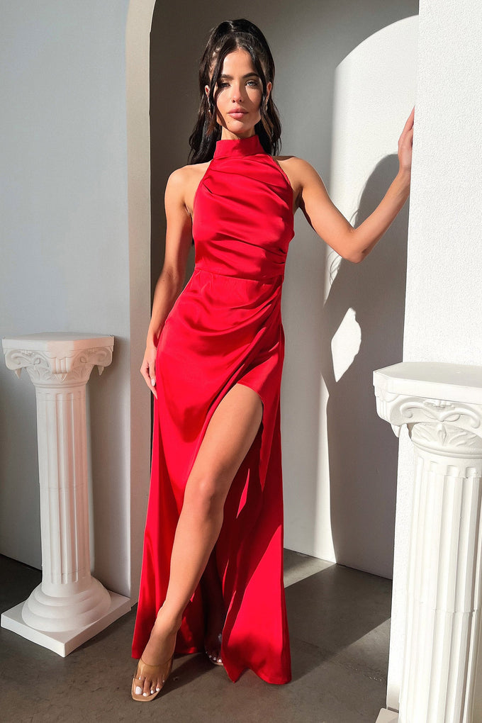 Arabelle Maxi Dress - Red