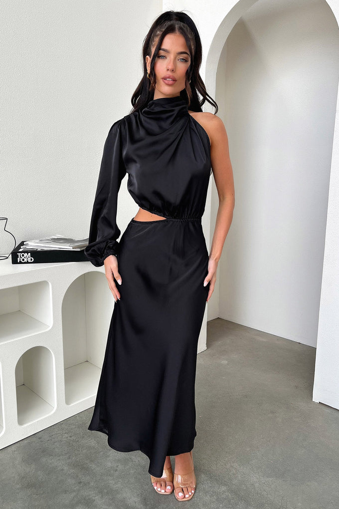 Atonia Midi Dress - Black – Thats So Fetch AU