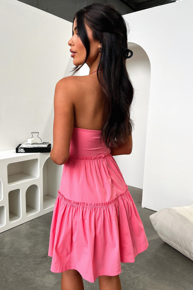 Audrina Mini Dress - Pink