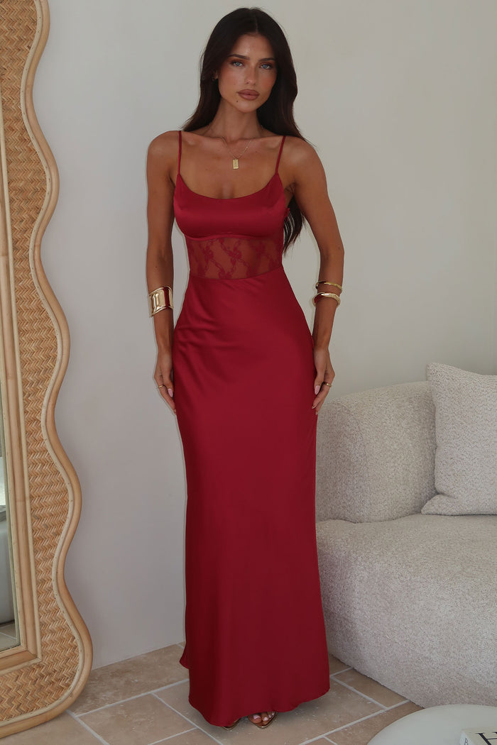 Azaria Maxi Dress - Red
