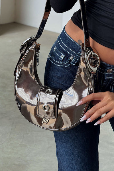 Blaze Shoulder Bag - Gunmetal