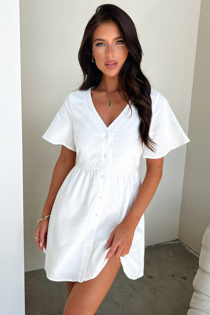 Breena Dress - White