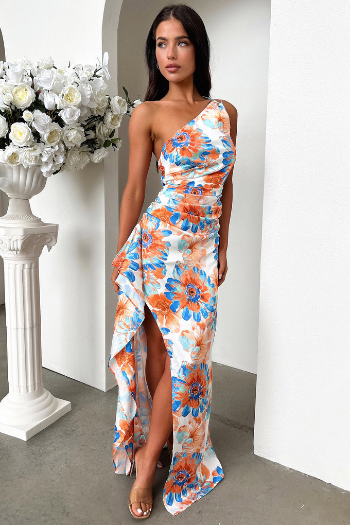 Shop Formal Dress - Elianna Maxi Dress - Blue Floral secondary image