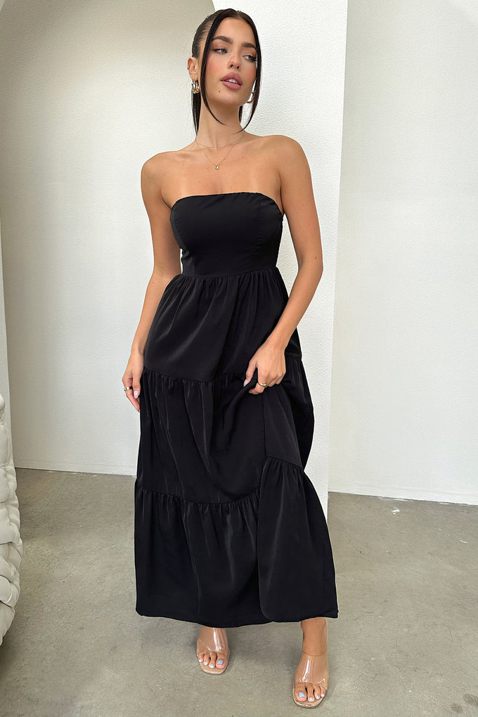 Hailey Maxi Dress - Black – Thats So Fetch AU