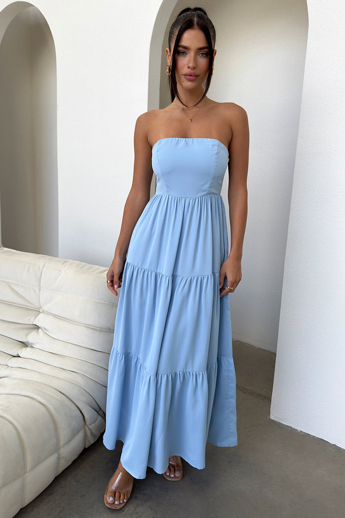 Hailey Maxi Dress - Blue
