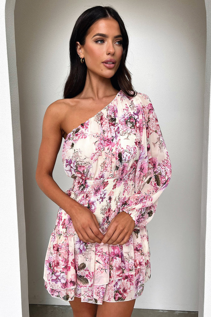 Katina Mini Dress - Pink Floral – Thats So Fetch AU