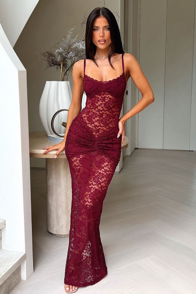 Kayden Maxi Dress - Burgundy Thats So Fetch AU Kayden Maxi Dress - Burgundy Thats So Fetch AU