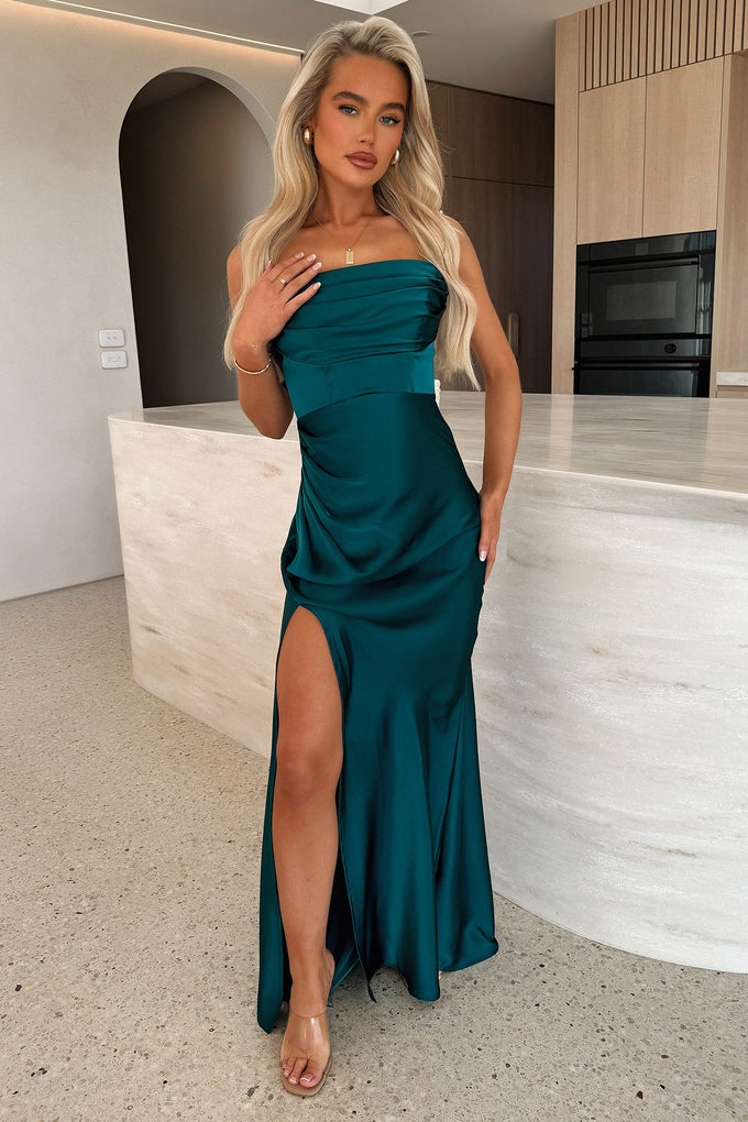 Lola Maxi Dress - Emerald – Thats So Fetch AU