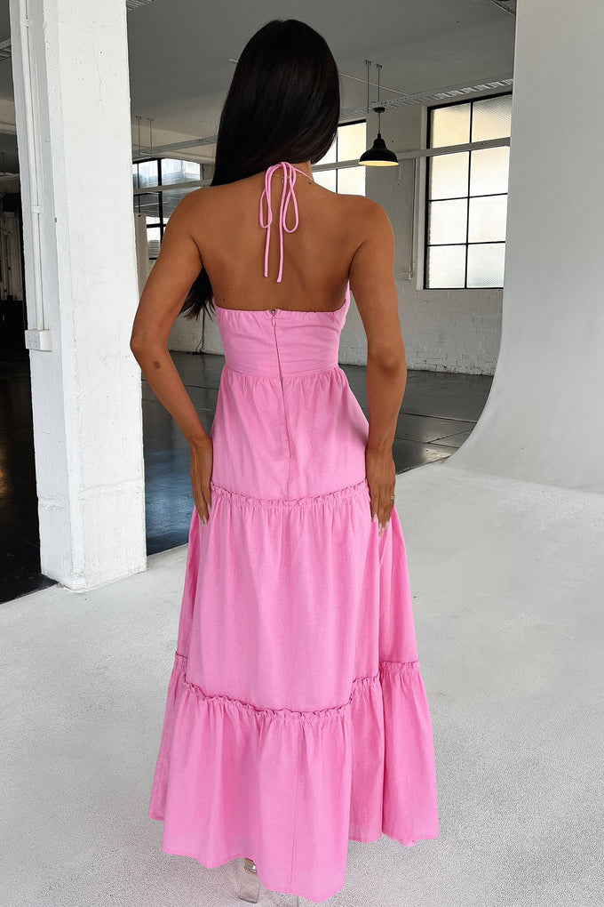 Lucy Maxi Dress - Pink