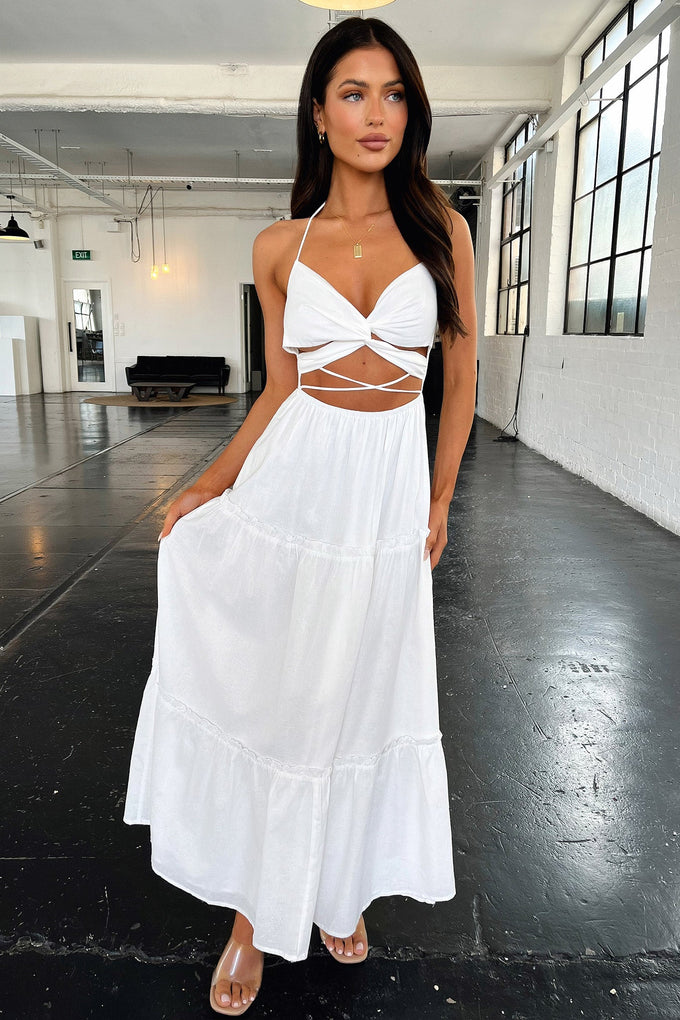 Lucy Maxi Dress - White