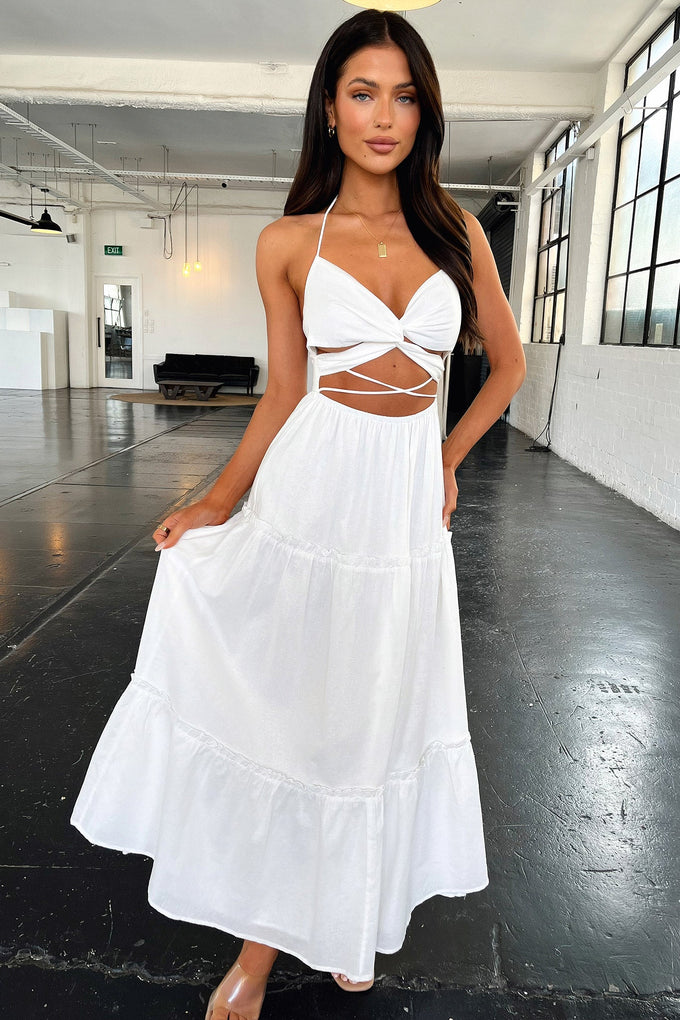 Lucy Maxi Dress - White