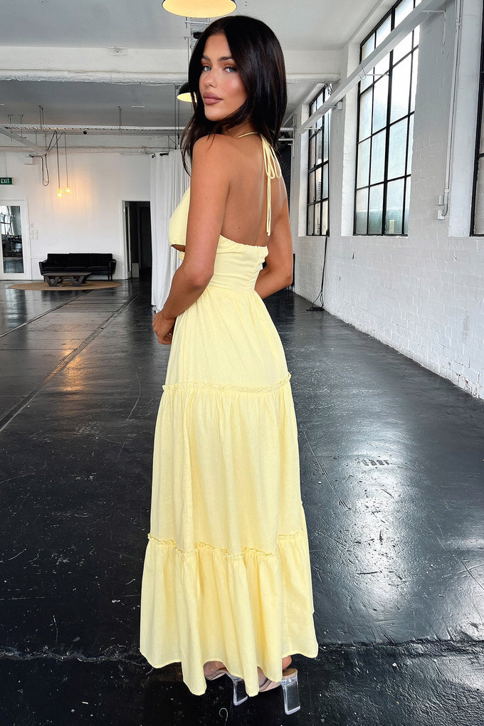 Lucy Maxi Dress - Yellow