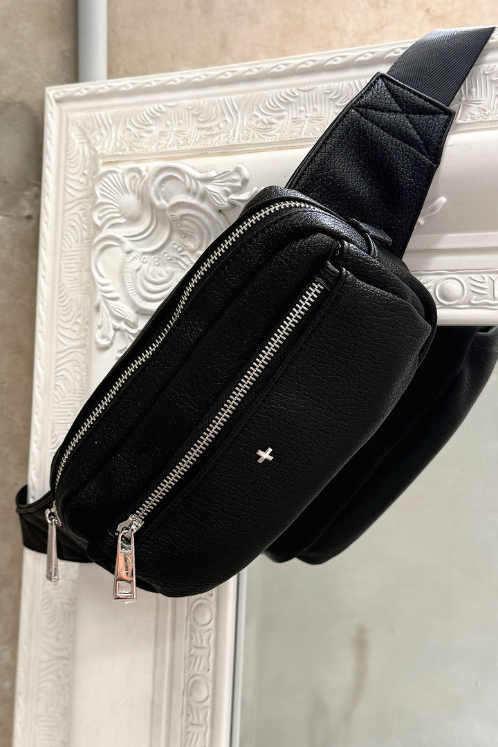 Peta + Jain Madix Belt Bag - Black/Silver