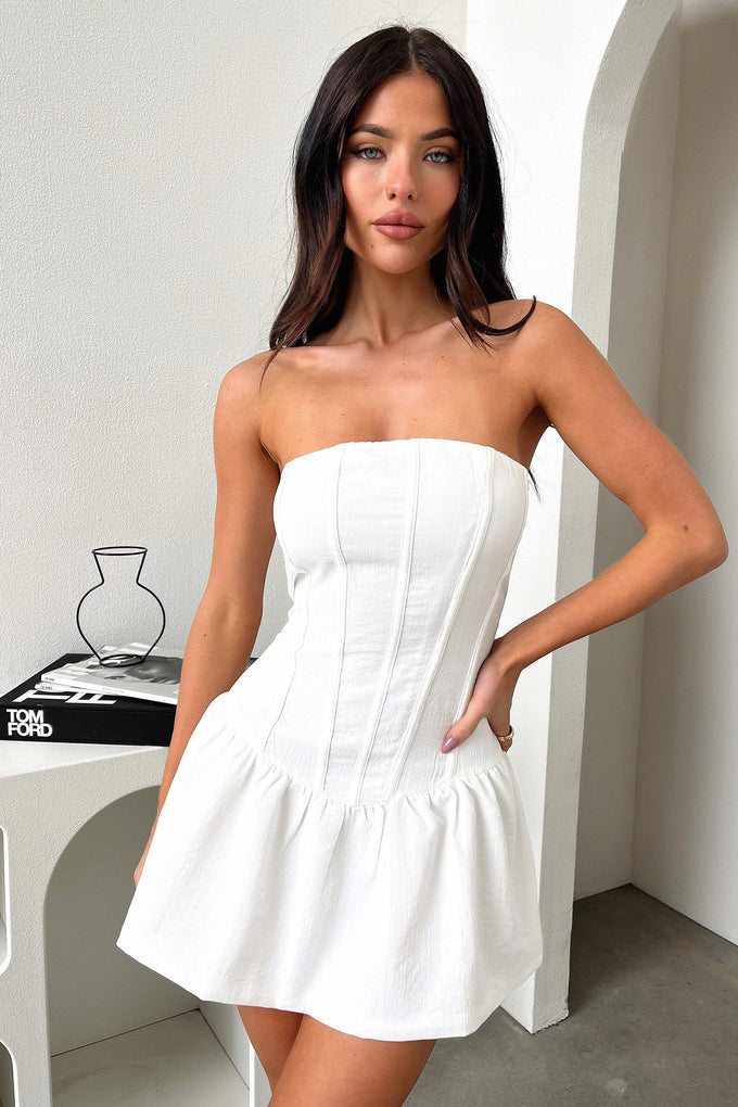Melrose Dress - White