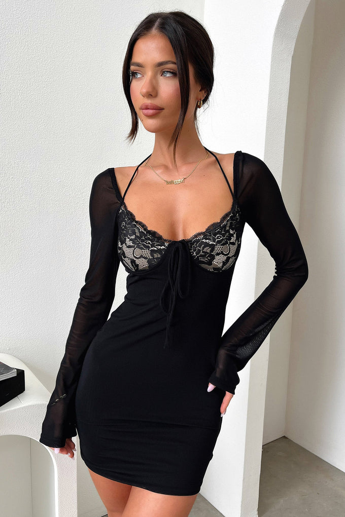 Shop Formal Dress - Namari Dress - Black third image