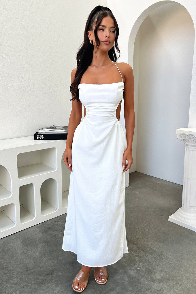 Omika Maxi Dress - White – Thats So Fetch AU