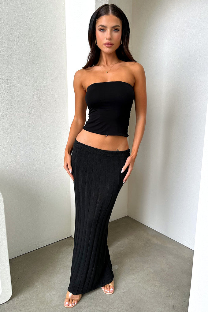 Sameera Maxi Skirt - Black