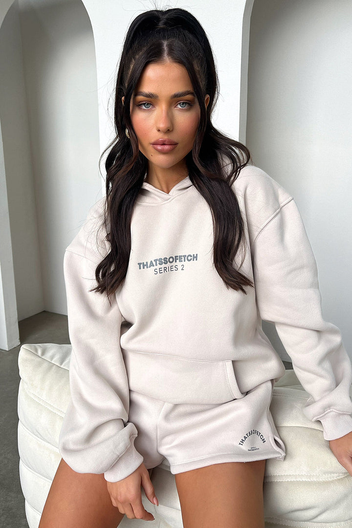 Series 2 Hoodie - Beige / Charcoal