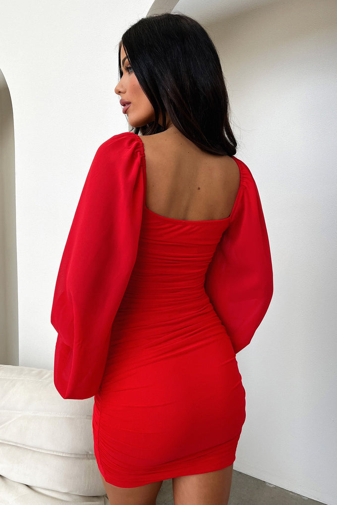 Sibyl Dress - Red