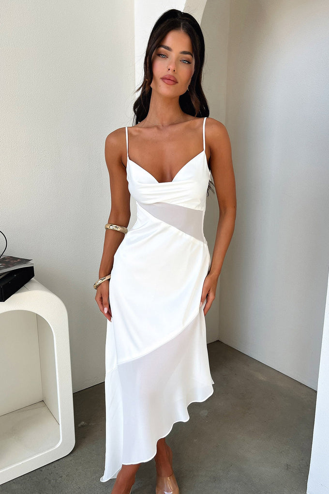 Shop Formal Dress - Talena Dress - White fifth image