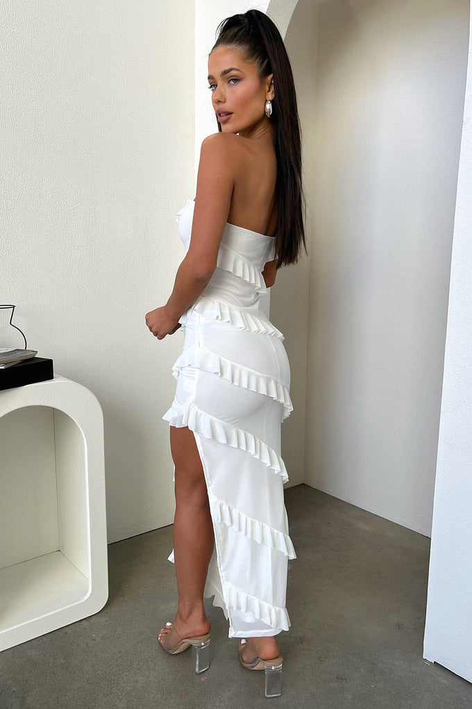 Vienna Maxi Dress - White – Thats So Fetch AU