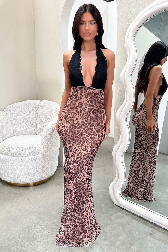 Whittaker Maxi Dress - Leopard