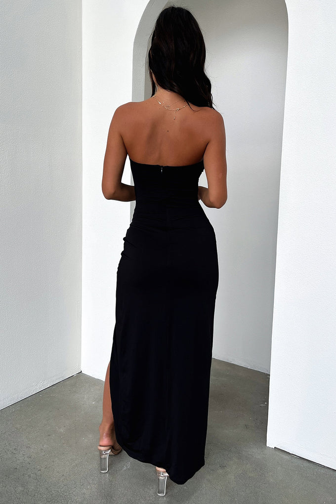 Zeilie Midi Dress - Black – Thats So Fetch AU