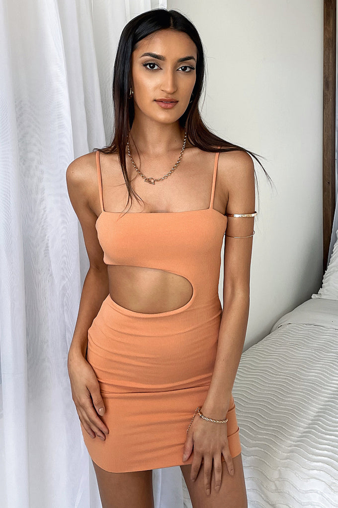 Avana Dress - Dull Orange