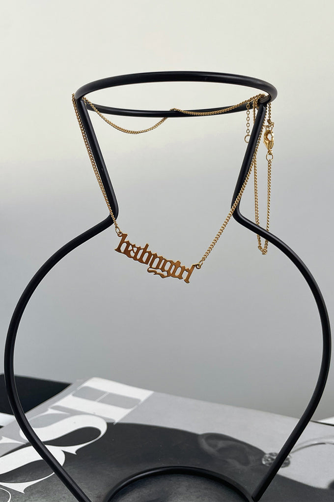 Babygirl necklace - 18k Gold Plated