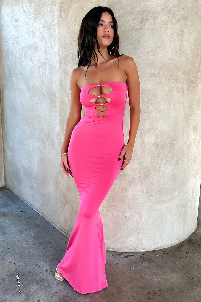 Miami Maxi Dress - Hot Pink