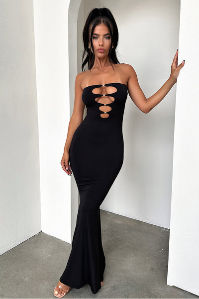 Miami Maxi Dress - Black – Thats So Fetch AU