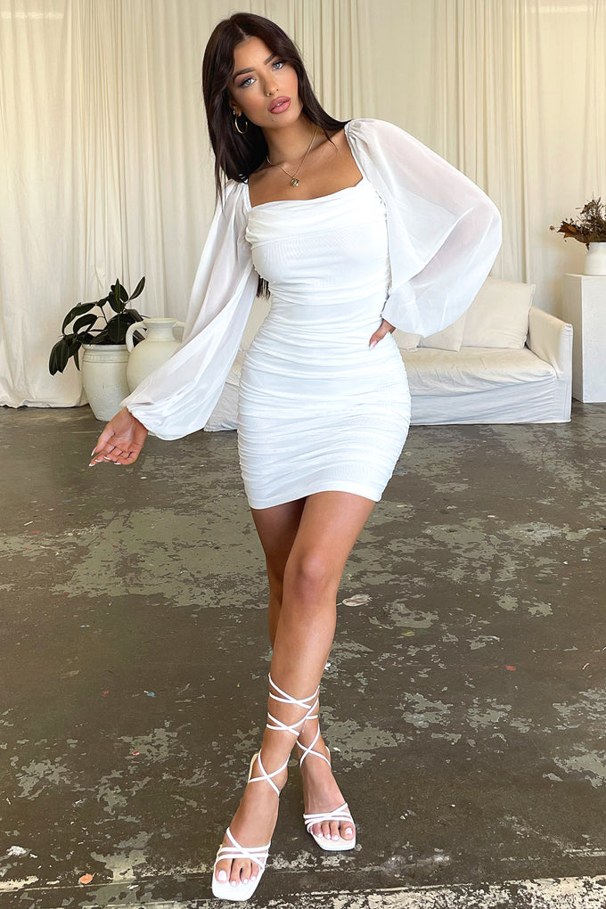 Octavia Dress - White