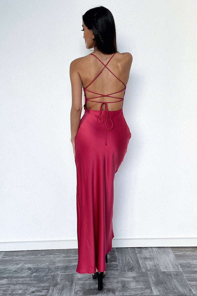 Olivia Maxi dress - Red – Thats So Fetch AU