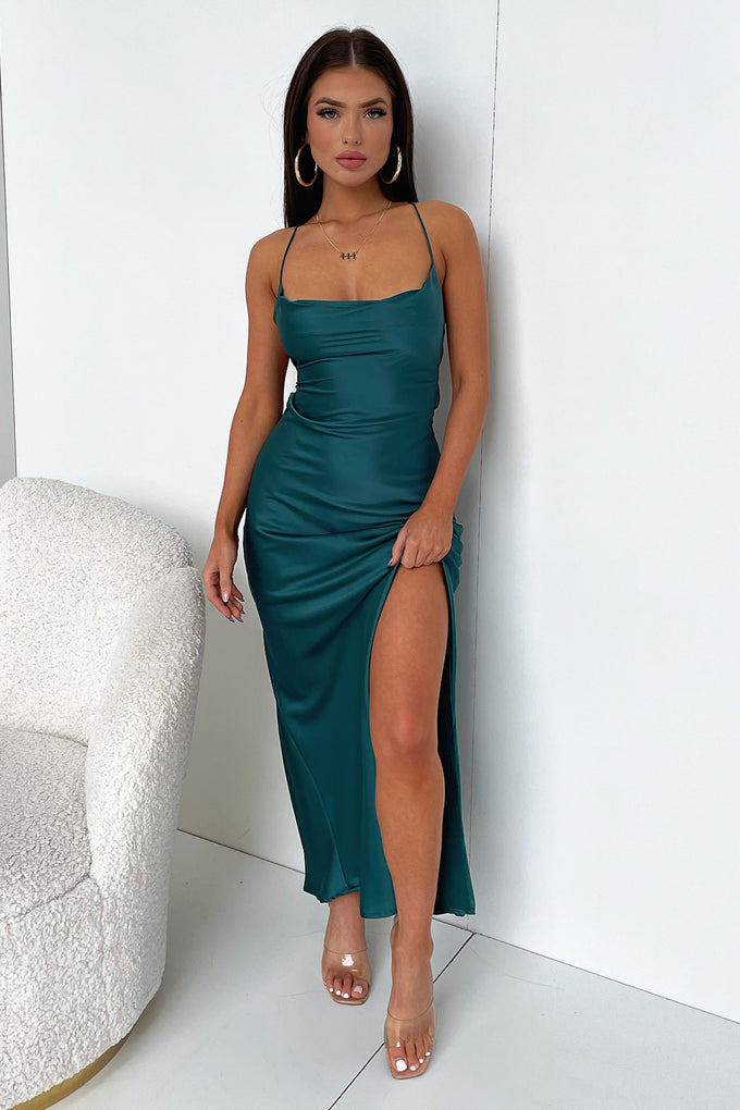 Olivia Maxi Dress - Emerald – Thats So Fetch AU