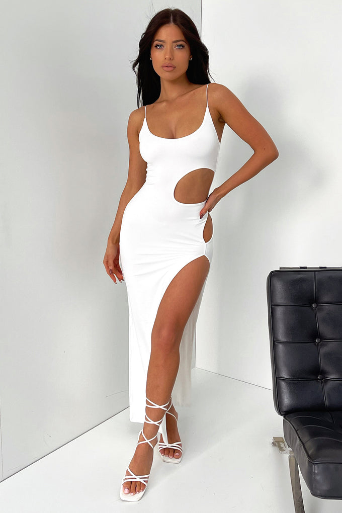 Rossa Maxi Dress - White