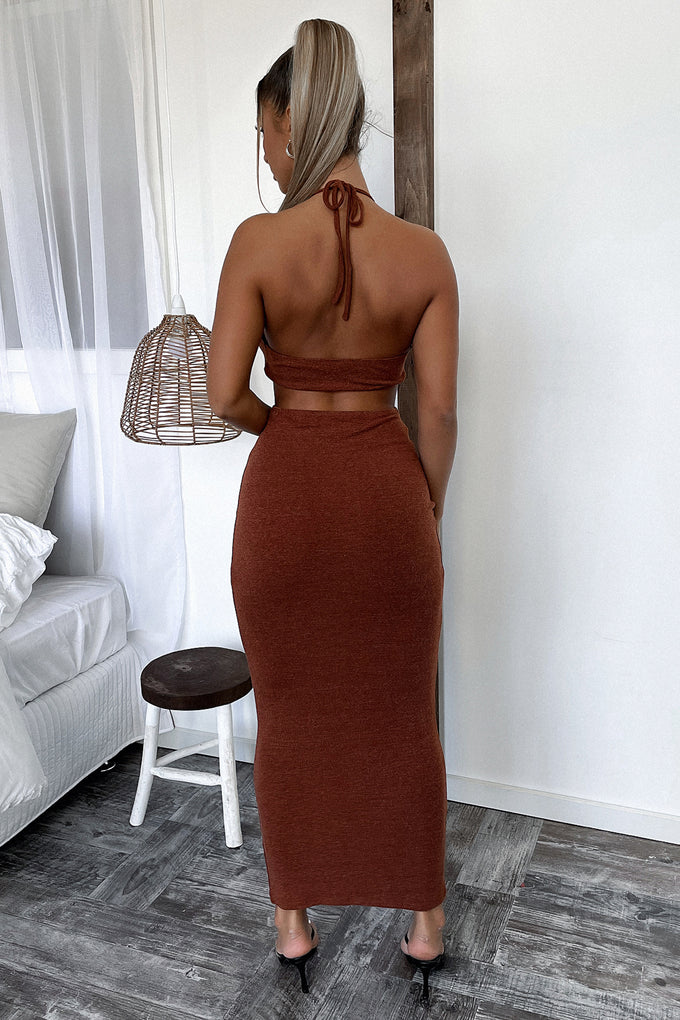 Russo Maxi Dress - Brown